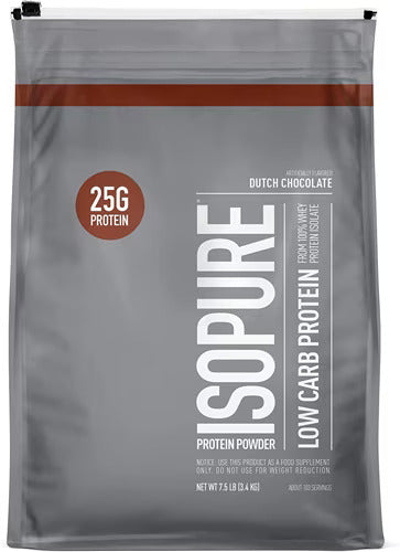 Nature's Best Isopure® Protein Powder Low Carb Dutch Chocolate -- 7.5 lbs